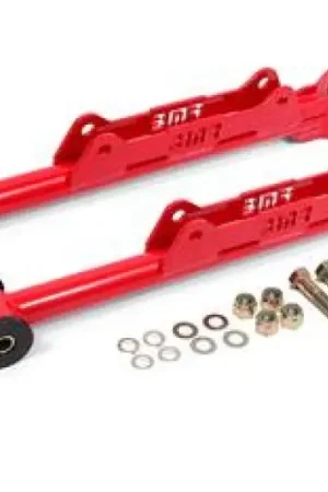 BMR 2010-2015 Chevrolet Camaro Rear DOM Lower Control Arms - Red Crafted