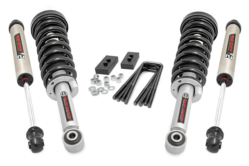 Express Delivery 2 Inch Leveling Lift Kit N3 Struts & V2 Shocks 14-20 F-150 Rough Country