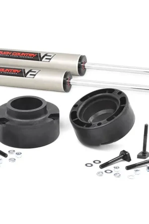 Final Sale RAM 3500 2.5 Inch Leveling Lift Kit with V2 Shocks For 94-12 Dodge RAM 3500 4WD Rough Country