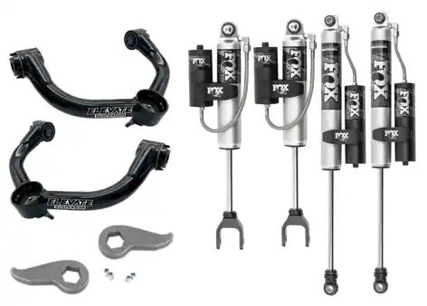 ELEVATE SUSPENSION 3" BASIC LIFT KIT WITH FOX PERFORMANCE SERIES 2.0 RESERVOIR SHOCK'S, 2020+ CHEVROLET/GMC SILVERADO/SIERRA 2500HD/3500HD 2/4WD Big Sale