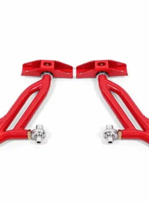 Fan Favorite BMR 10-14 Ford Mustang Adj. Lower A-Arms w/ Delrin/Rod End / 19mm Tall Ball Joint - Red