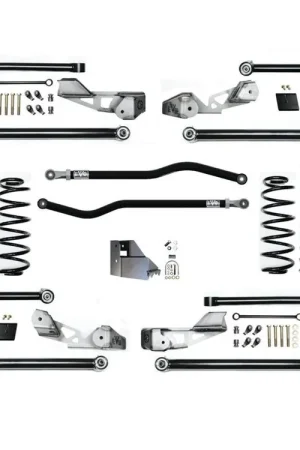 Wholesale 2.5 Inch GAS HIGH CLEARANCE LONG ARM JEEP WRANGLER JL SUSPENSION SYSTEM with Plush Ride Springs FOR JLU ( 4 DOOR ONLY )