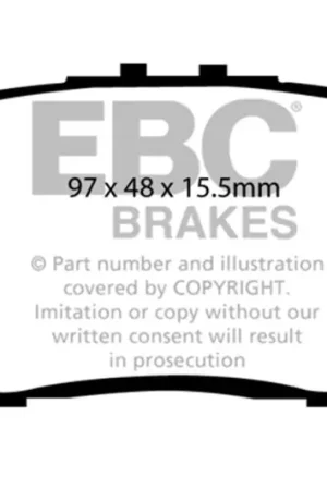 EBC 13+ Lexus ES300h 2.5 Hybrid Ultimax2 Rear Brake Pads Super Sale