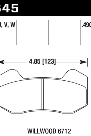 Exclusive Offer Hawk Wilwood 6712 Calipers DTC-50 Brake Pads