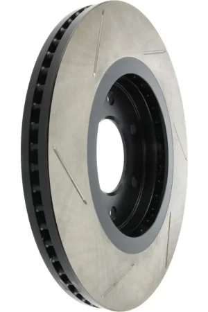 Genuine StopTech Power Slot 08-09 Infiniti QX4/QX56 / 07-09 Nissan Armada Left Front Slotted Rotor