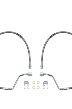 Same Day Shipping ICON 2017+ Ford F-250/F-350 Front 4.5 & 7in Extended SS Brake Line Kit