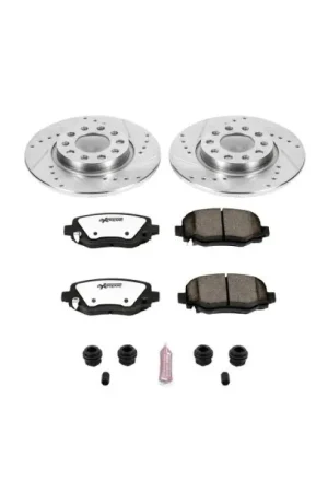 Express Delivery Power Stop 15-17 Chrysler 200 Rear Z36 Truck & Tow Brake Kit