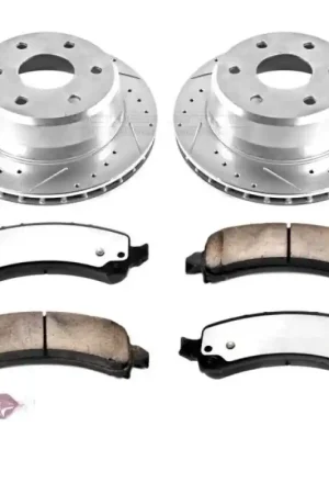 Money Back Guarantee Power Stop 03-06 Cadillac Escalade Rear Z36 Truck & Tow Brake Kit