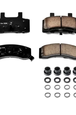Power Stop 94-99 Chevrolet C1500 Suburban Front Z17 Evolution Ceramic Brake Pads w/Hardware Get Yours