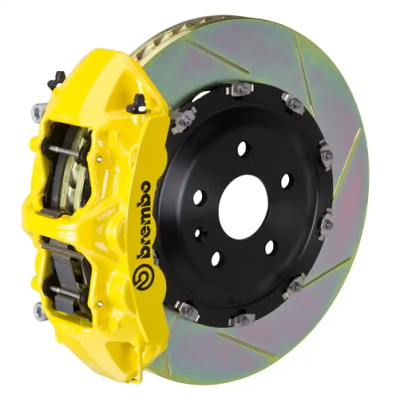 Brembo 17-23 E300/E350 Sedan (Excl 4MATIC) Fr GT BBK 6Pis Cast 380x34 2pc Rtr Slot Type1-Yellow Buy Online