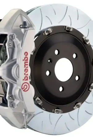 Brembo 15-18 M3 (CC Brake Equipped) Fr GT BBK 6 Pist Cast 405x34 2pc Rotor Slotted Type3-Silver Limited Offer