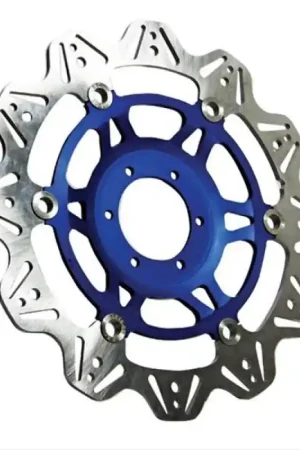 In Demand EBC 00-01 Honda CBR 900 RR Fireblade 929 (929cc Model) Front Left/Right Vee Floating Blue Rotor