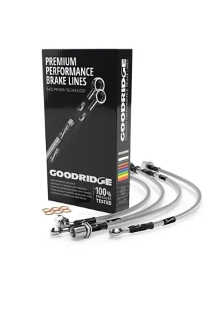 Certified Goodridge 01-18 Mercedes-Benz G Model W463 (w/Channel ABS) Stainless Steel Brake Lines