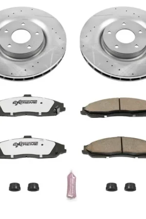 Power Stop 06-09 Cadillac XLR Front Z26 Street Warrior Brake Kit Direct From Manufacturer