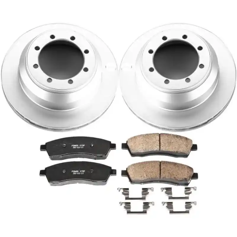 Power Stop 99-04 Ford F-350 Super Duty Rear Z17 Evolution Geomet Coated Brake Kit Buy Direct