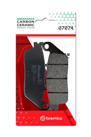 Professional Grade Brembo OE BMW C/Honda CN/Honda Nss/Honda Sh/Honda Forza Carbon Ceramic Brake Pad - Front