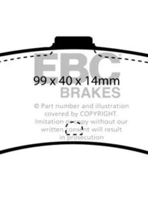 EBC 95-97 Nissan Sentra 1.6 Ultimax2 Rear Brake Pads Super Sale
