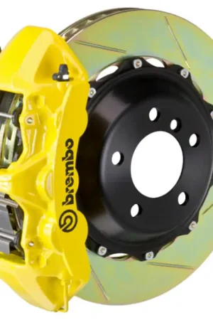 Order Now Brembo 08-13 IS-F Front GT BBK 6 Piston Cast 380x32 2pc Rotor Slotted Type-1- Yellow