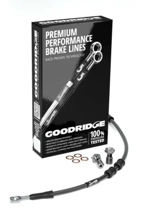 Cheap Goodridge 18-20 HD XL1200NS/XS (w/o ABS) -4in Black Brake Line Kit w/Stainless Steel Fittings