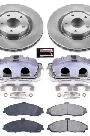 Power Stop 05-13 Chevrolet Corvette Front Autospecialty Brake Kit w/Calipers Next Day Delivery
