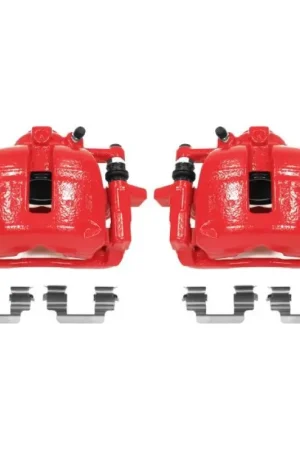 Power Stop 07-16 Mini Cooper Front Red Calipers w/Brackets - Pair In Demand