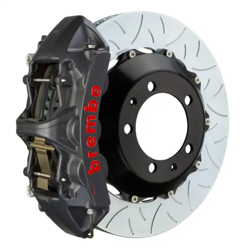 Free Shipping Brembo 19+ Z4/20+ Supra Front GTS BBK 6 Piston Cast 380x34 2pc Rotor Slotted Type3-Black HA