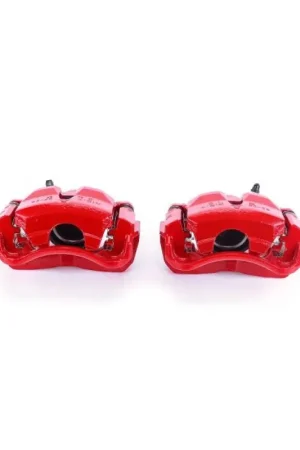Power Stop 02-06 Toyota Camry Front Red Calipers w/Brackets - Pair Seasonal Sale