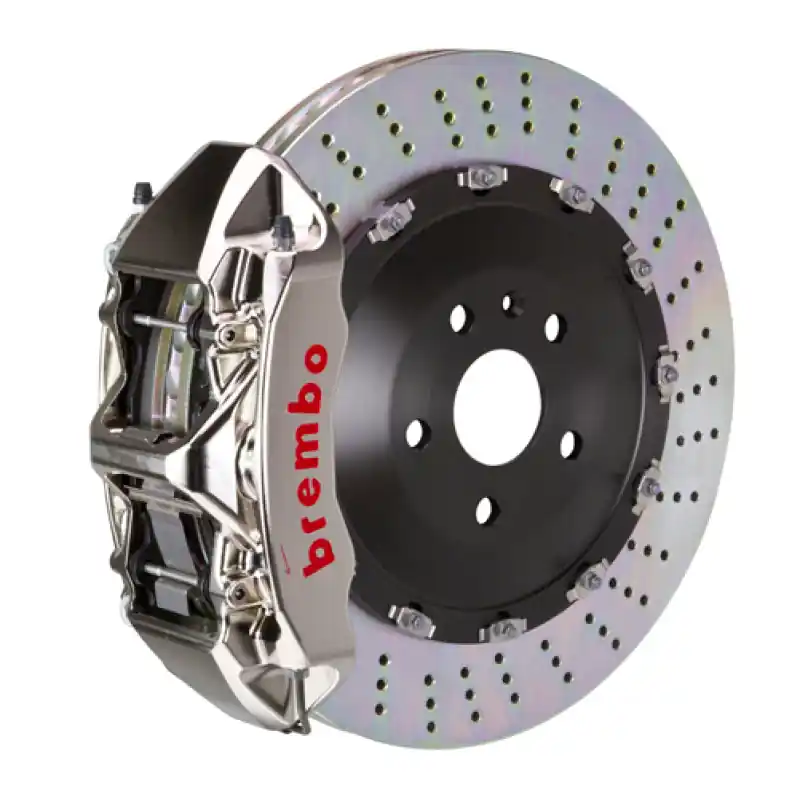 Brembo 03-09 Range Rover Front GTR BBK 6 Piston Billet 405x34 2pc Rotor Drilled- Nickel Free Delivery