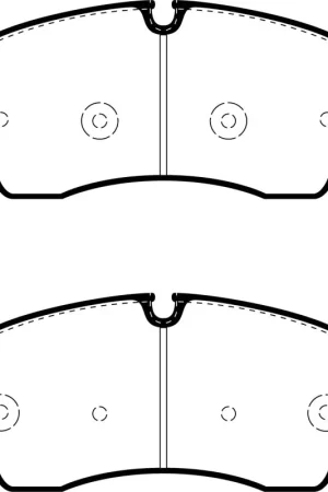 EBC 2018+ Jaguar E-Pace 2.0L Turbo (246) Yellowstuff Front Brake Pads Limited Edition