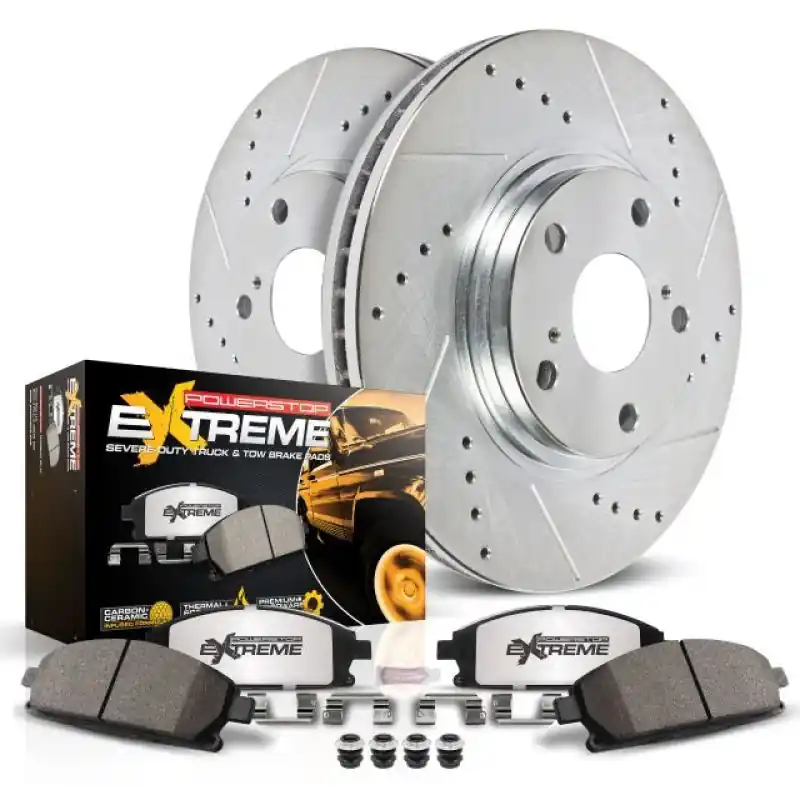 Secure Checkout Power Stop 16-18 Land Rover Range Rover Evoque Rear Z36 Truck & Tow Brake Kit