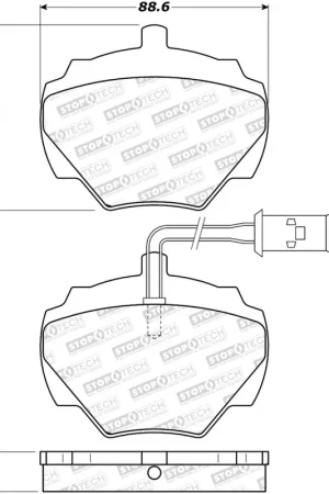 StopTech Street Brake Pads - Front New Arrival