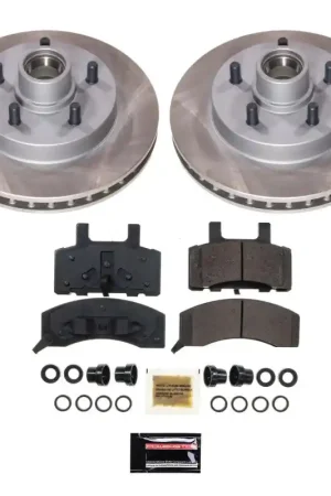 Power Stop 98-99 GMC Yukon Front Semi-Coated Rotor Kit Next Day Delivery