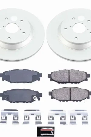 Power Stop 2024 Subaru Impreza Rear Z17 Coated Brake Kit Low Price