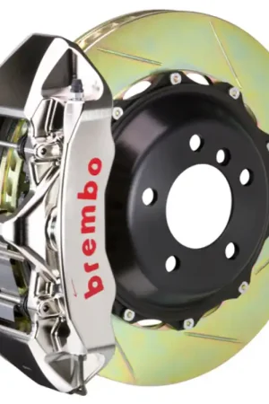 Direct From Manufacturer Brembo 17-21 Civic Type-R Front GTR BBK 6 Piston Billet 380x32 2pc Rotor Slotted Type1 - Nickel
