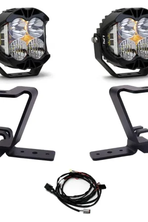 Luxury LP4 A-Pillar Kit 2023-On Ford F-250/350 Super Duty Driving/Combo Clear Toggle Wiring