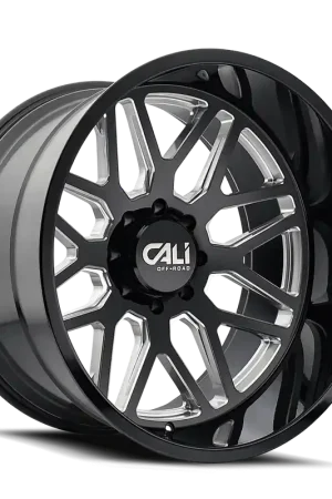 Express Delivery Cast Aluminum Wheels Invader 9115 GB-M 26x14 Milled Gloss Black 6 On 139.7 Bolt Pattern -76 Offset Cali Offroad Wheels