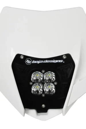 KTM Headlight Kit DC 14-16 w/Headlight Shell White Squadron Sport Baja Designs Affordable