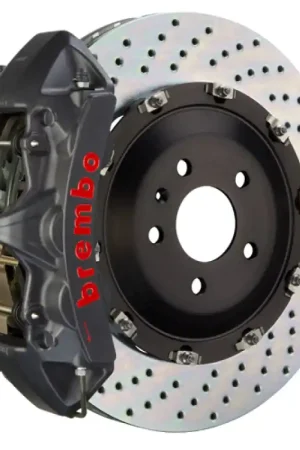 Brembo 16-22 GLC-Class (X253/C253) Front GTS BBK 6 Piston Cast 405x34 2pc Rotor Drilled-Black HA Warranty Included