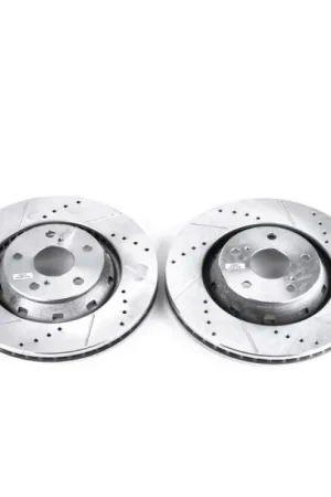 Free Shipping Power Stop 09-16 Toyota Venza Front Evolution Drilled & Slotted Rotors - Pair