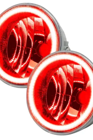 Direct From Factory Oracle Lighting 06-10 Ford F-150 Pre-Assembled LED Halo Fog Lights -Red