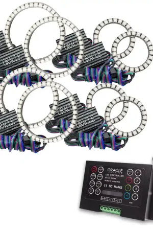 Oracle Vector Jeep Wrangler JK Grille Halo Kit - ColorSHIFT 2 Shop Now