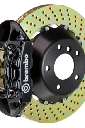 Brembo 09-16 Z4 sDrive 28i/30i/35i Front GT BBK 4 Piston Cast 365x29 2pc Rotor Drilled-Black Free Shipping