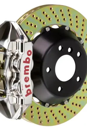 Sale Brembo 08-14 Challenger SRT-8 Rr GTR BBK 4Pis Billet 380x28 2pc Rotor Drilled-Nickel