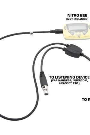 Rugged Radios Adapter for Scanner to 5-pin Car Harness Headset or Intercom Direct From Factory