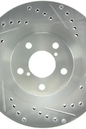 StopTech Select Sport 03-08 Subaru Forester Sport Slotted and Drilled Left Front Rotor Hassle-Free Returns