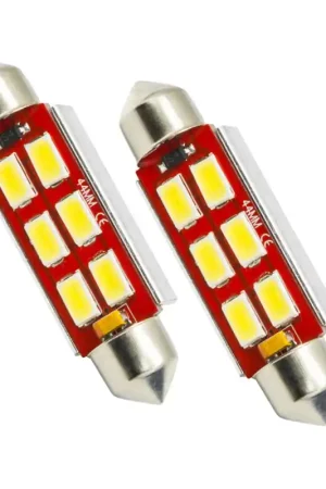 Oracle 44MM 6 LED 3-Chip Festoon Bulbs (Pair) - Cool White Hot Deal