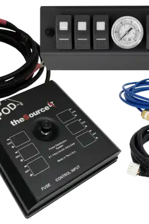Spod 09-18 Jeep Wrangler JK SourceLT w/ Air Gauge and Blue LED Switch Panel Instant Buy