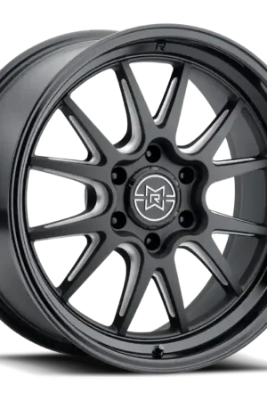 Get Yours Method Raised MR802 22x10 / 6x135 BP / -18mm Offset / 87mm Bore - Double Black Milled Wheel