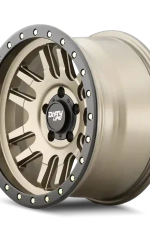 Dirty Life 9309 Canyon Pro 17x9/6x139.7 BP/-12mm Offset/106mm Hub Satin Gold Wheel - Beadlock Hot Deal