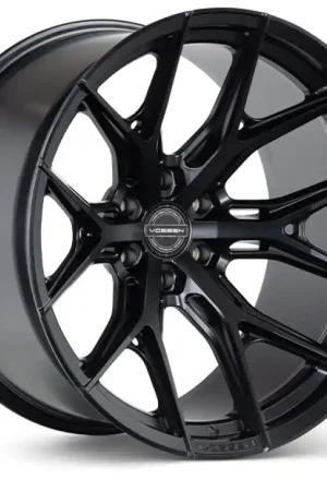 Clearance Vossen HF6-4 22x10 / 6x135 / ET-18 / Super Deep Face / 87.1 - Satin Black Wheel